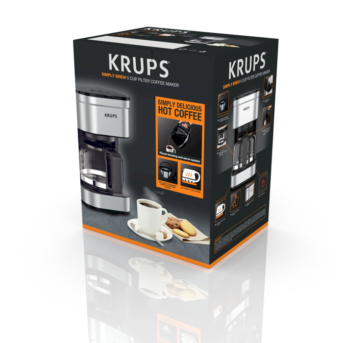 Krups Simply Brew 5 Cup Drip Coffee Maker Wayfair